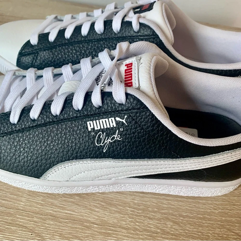 PUMA Clyde x Jeff Staple "Create from Chaos Black & White Sneakers NEW - Picture 4 of 11